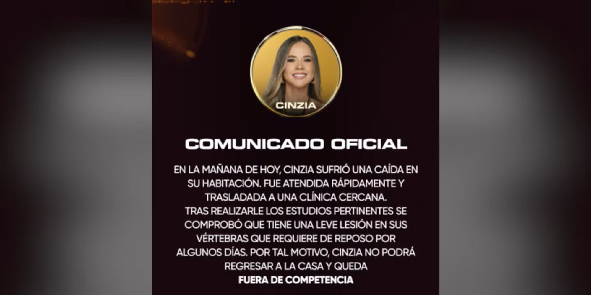 Comunicado de Gran Hermano.