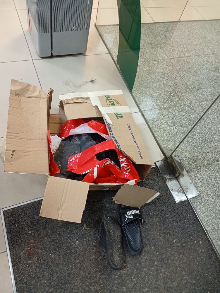 La caja en el banco de Córdoba.