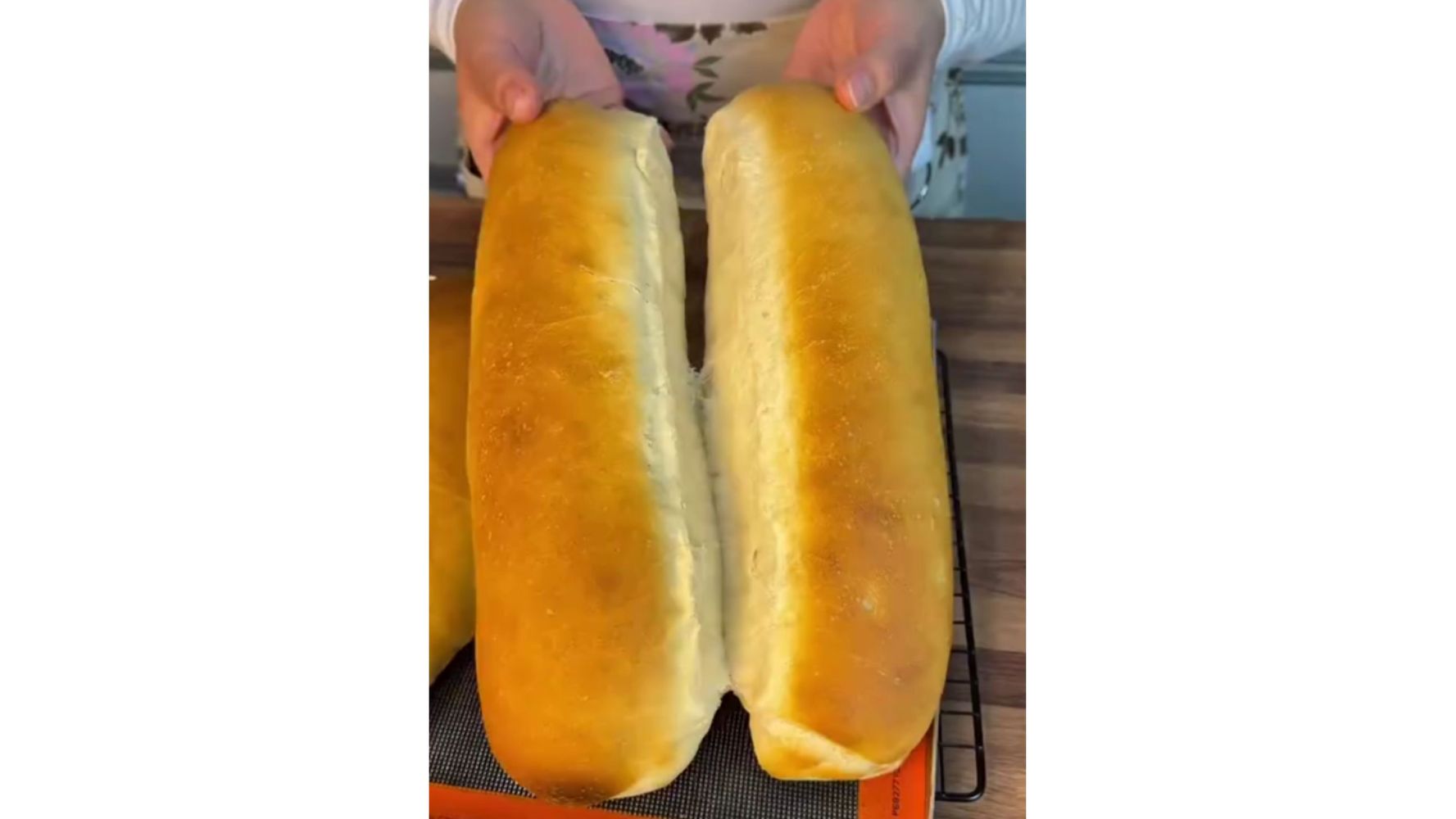Así queda el pan con esta receta.