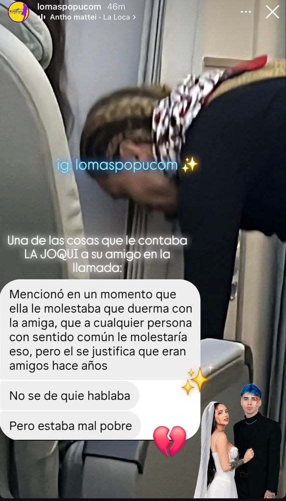 ¿Durmieron juntos? La versión de infidelidad de Luck Ra a La Joaqui con Tuli Acosta que llevó a la separación