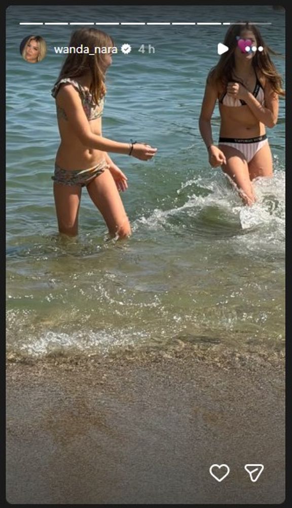 Las hijas de Wanda Nara y Mauro Icardi en Italia