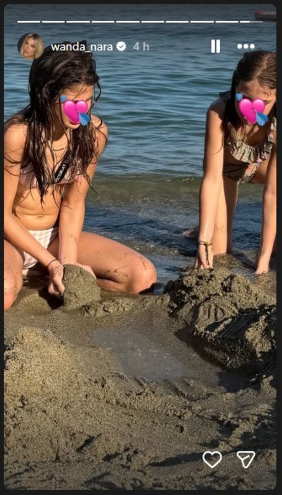Las hijas de Wanda Nara y Mauro Icardi en Italia
