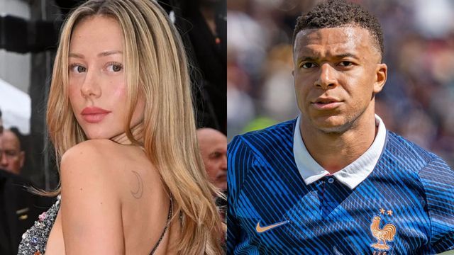 Ester Expósito y Kylian Mbappé.