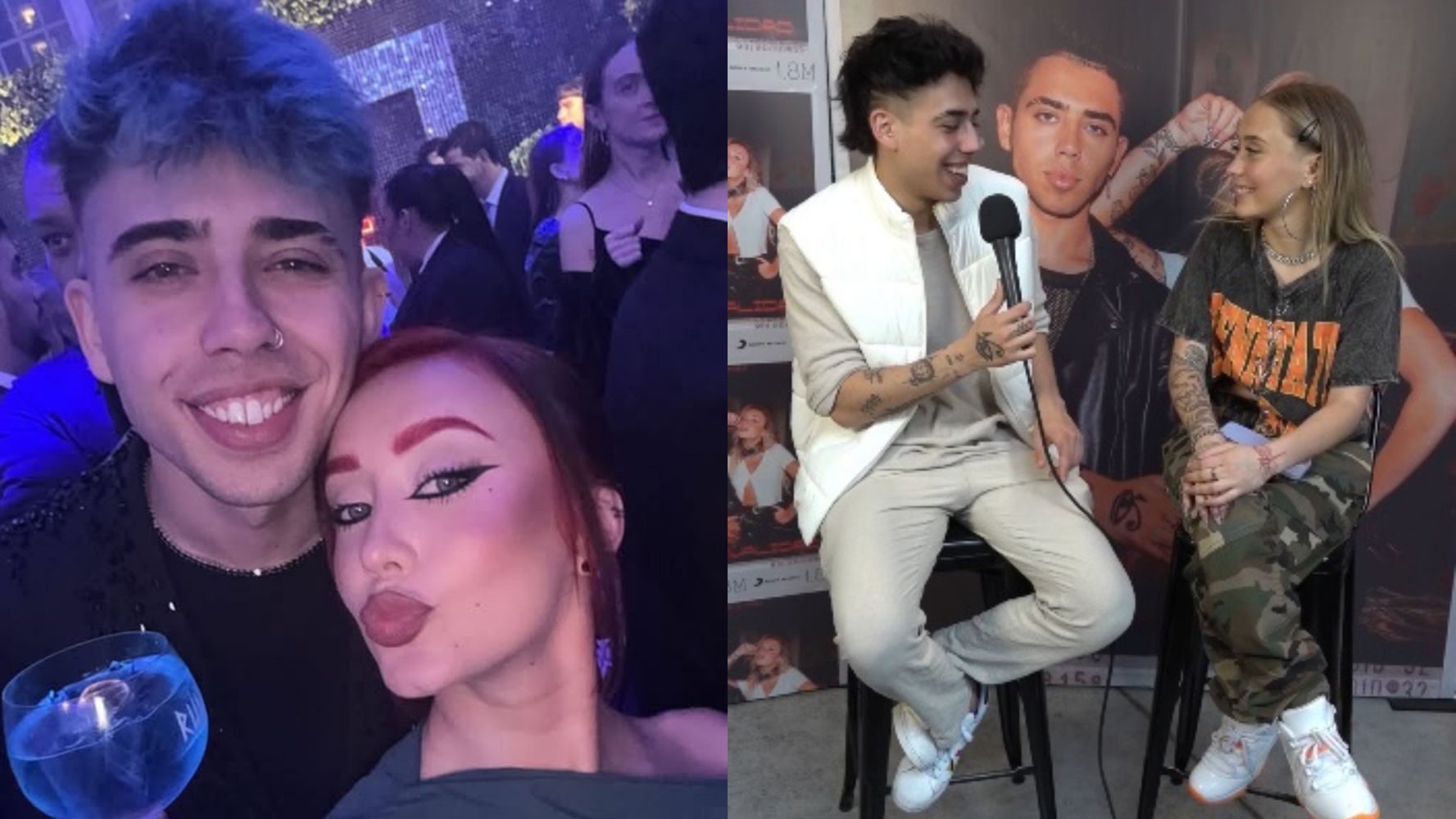 El cantante y la influencer compartieron casa hace unos años.