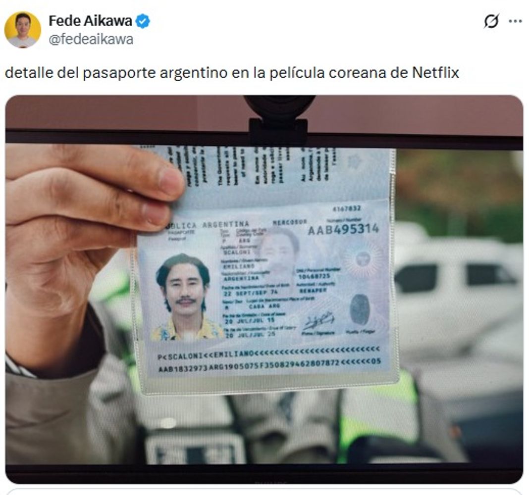 El nombre de uno de los personajes fue relacionado con Lionel Scaloni y Dibu Martínez.