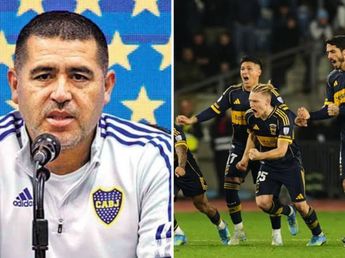 Riquelme, furioso con los jugadores por la sufrida clasificación de Boca: "No te pueden hacer un gol de lateral"