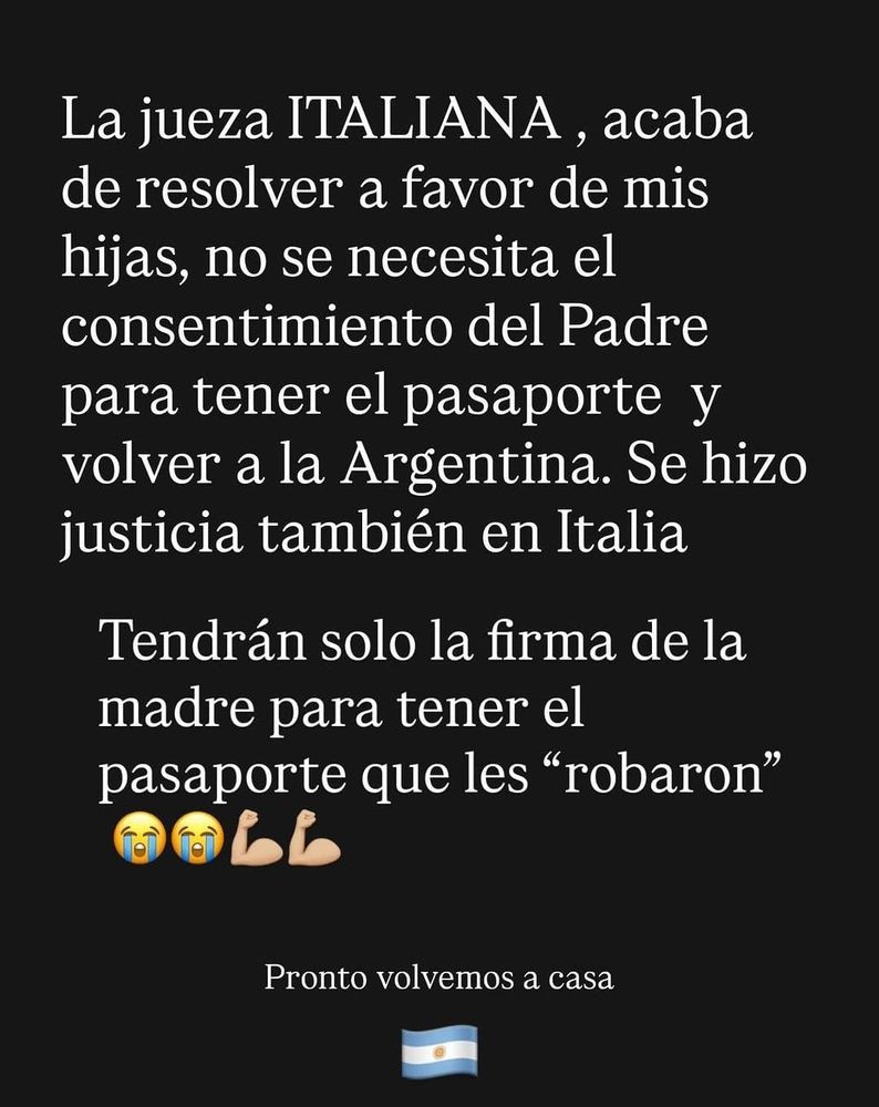 Wanda Nara y el anuncio sobre sus hijas.