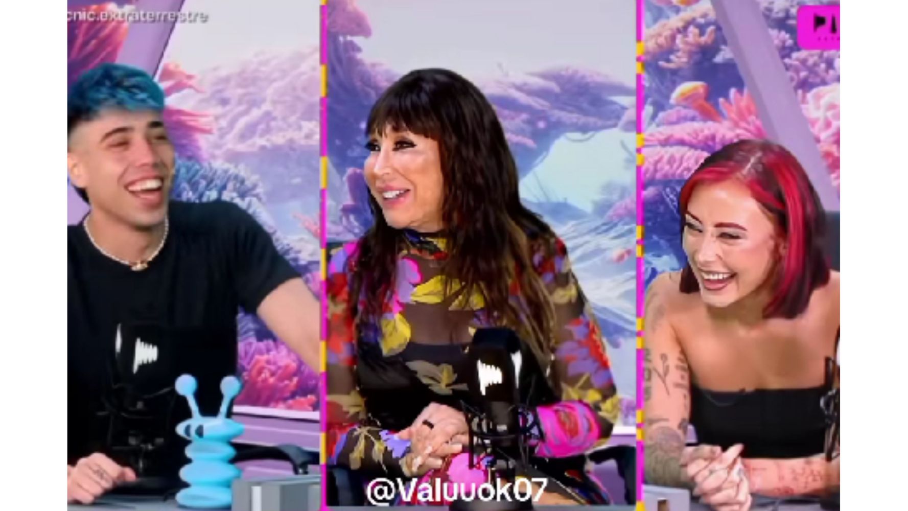 La vez que Luck Ra y Tuli Acosta fueron al programa de streaming de Moria Casán.