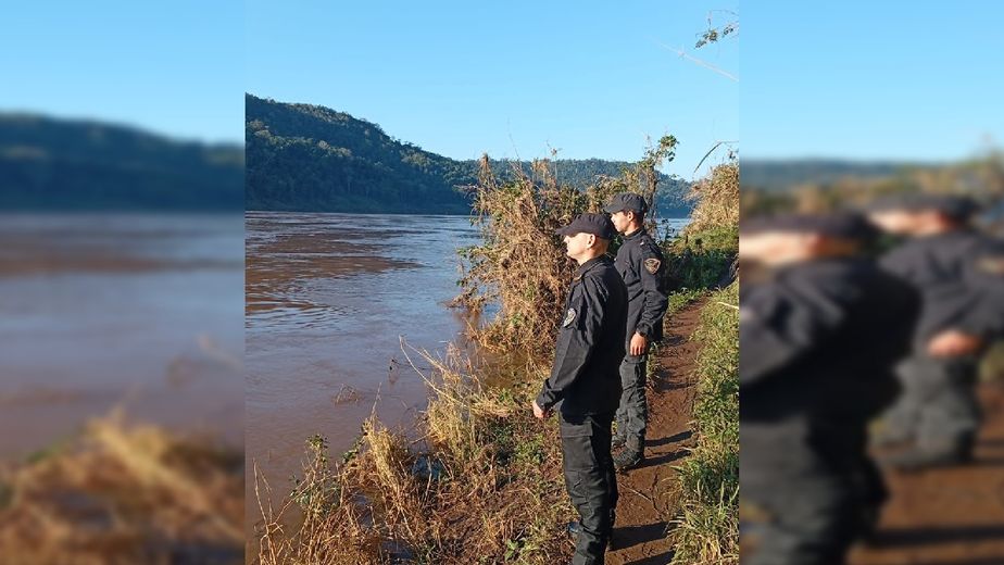 Buscan intensamente a un joven que cayó al río Uruguay en El Soberbio