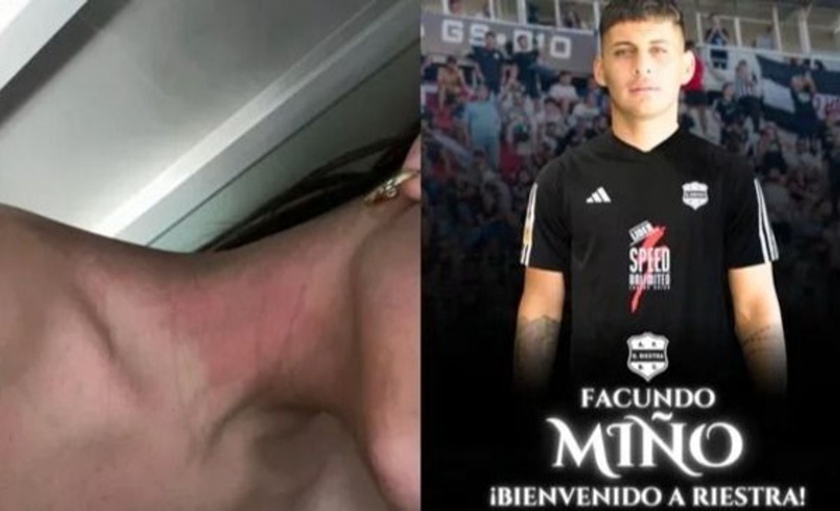 Grave denuncia por violencia de género al futbolista Facundo Miño, de Deportivo Riestra.