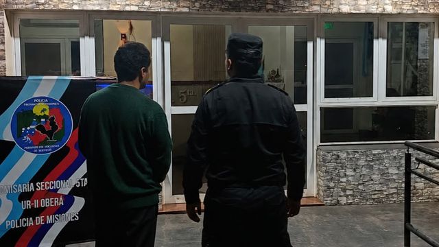 Oberá: detuvieron a un hombre acusado de exhibicionismo frente a una vecina.