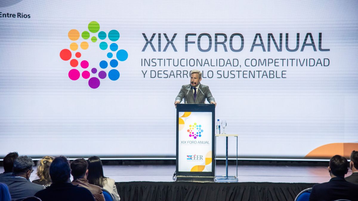 Frigerio llamó a fortalecer la alianza entre el Estado y el sector privado: "Queremos que Entre Ríos sea la cuna del desarrollo"