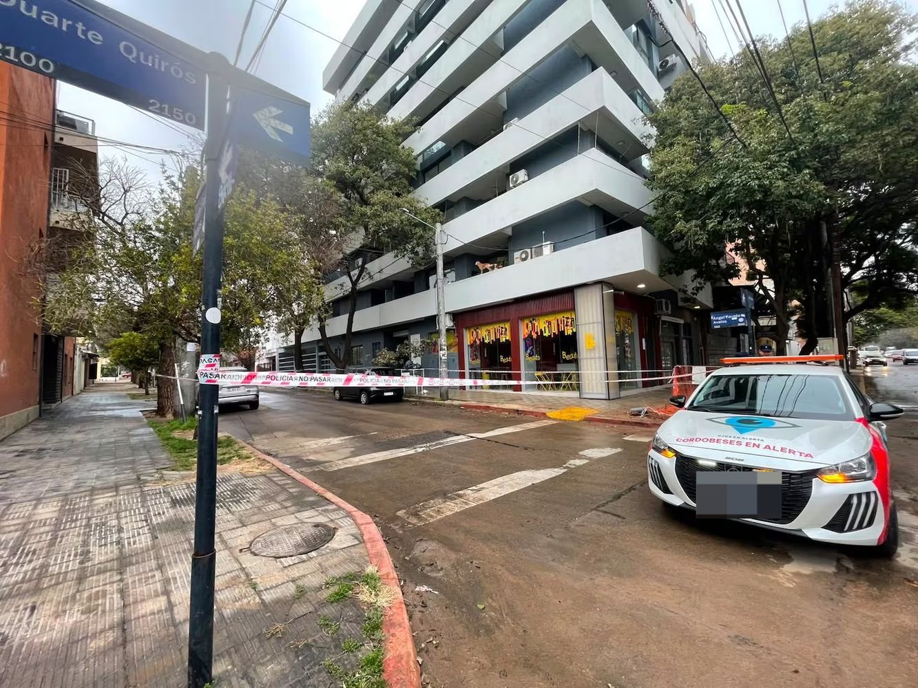 El suceso se registró en las calles Ángel Fausto Ávalos y Duarte Quirós.