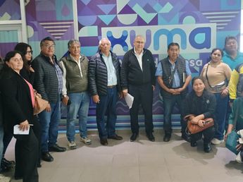 Vecinos periqueños agradecieron una obra de cloacas y se llevaron el compromiso de más proyectos