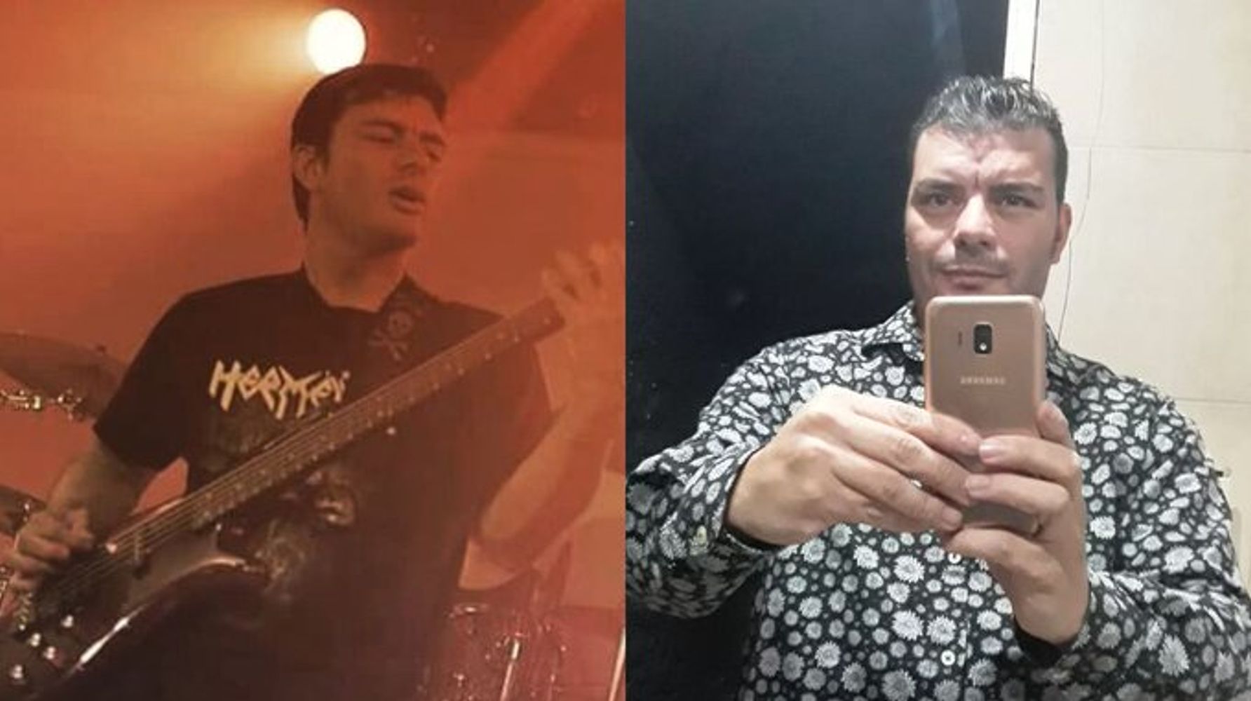 El padre que asesinó a su hijo de 12 años y con autismo. Bajista y fanático del rock nacional.