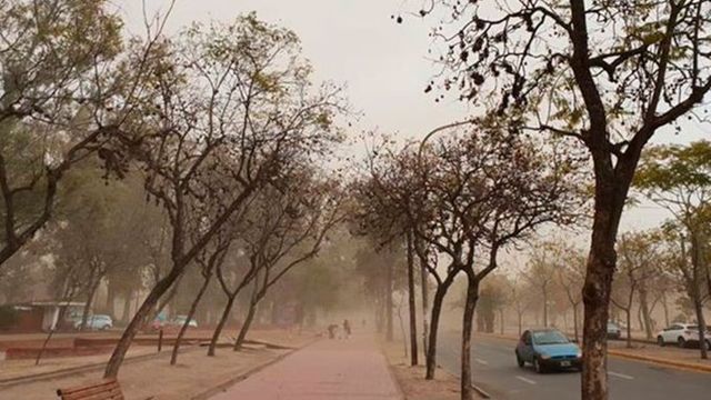 Alerta por fuertes vientos en Córdoba..
