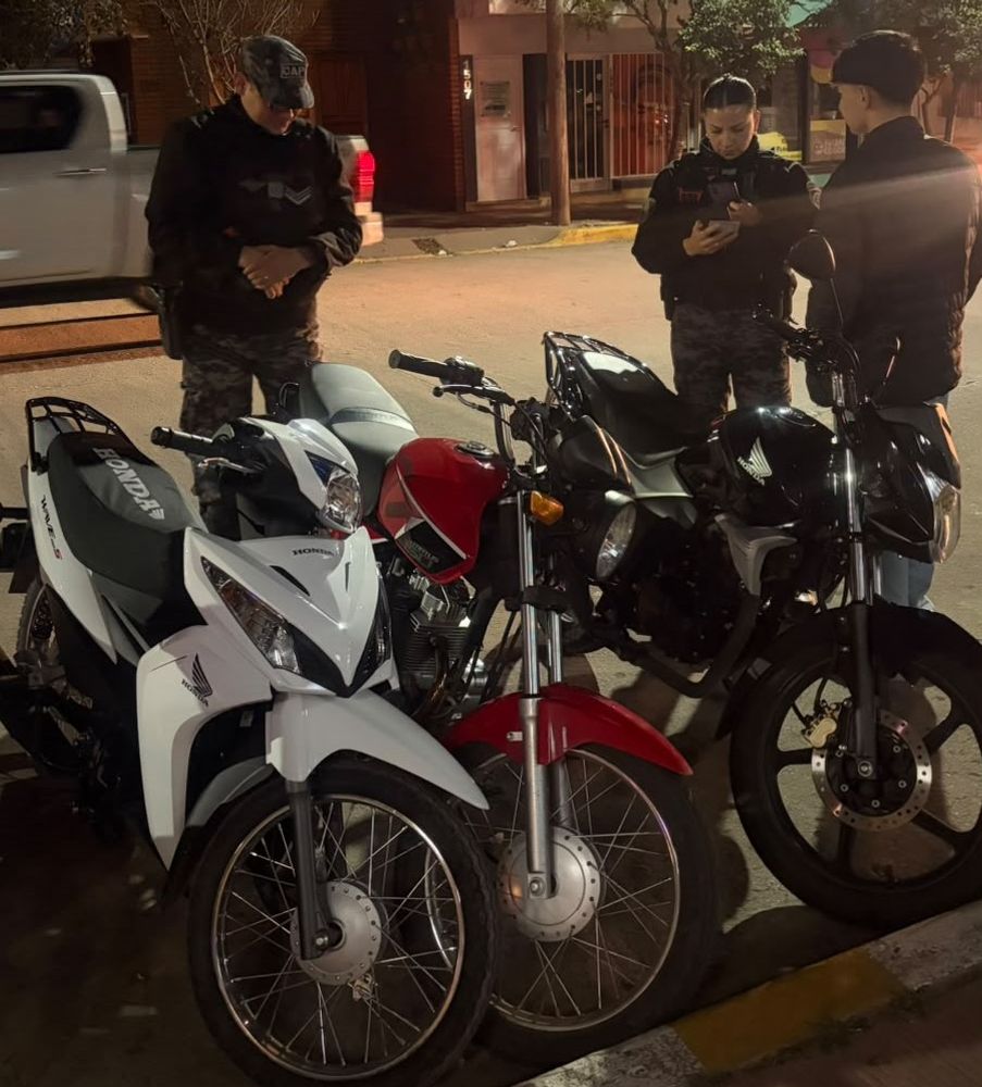 En un nuevo operativo fueron retenidas 7 motocicletas por escapes no homologados