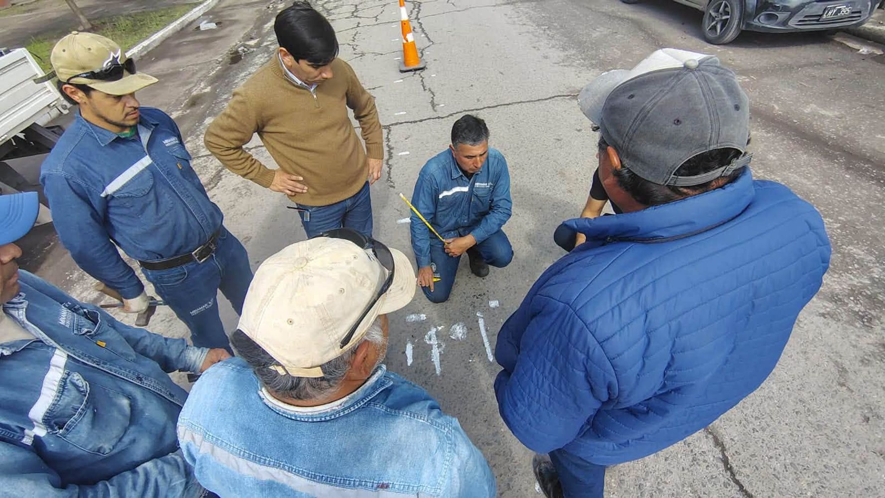 Las obras incluyen la modernización de calle Belgrano y mejoras de iluminación en los accesos a la localidad.