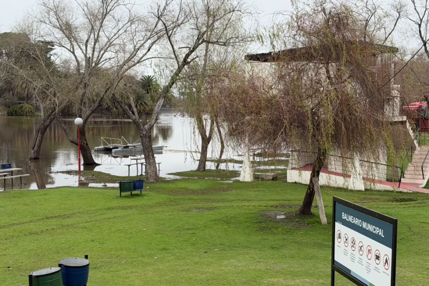 Posible crecida del río