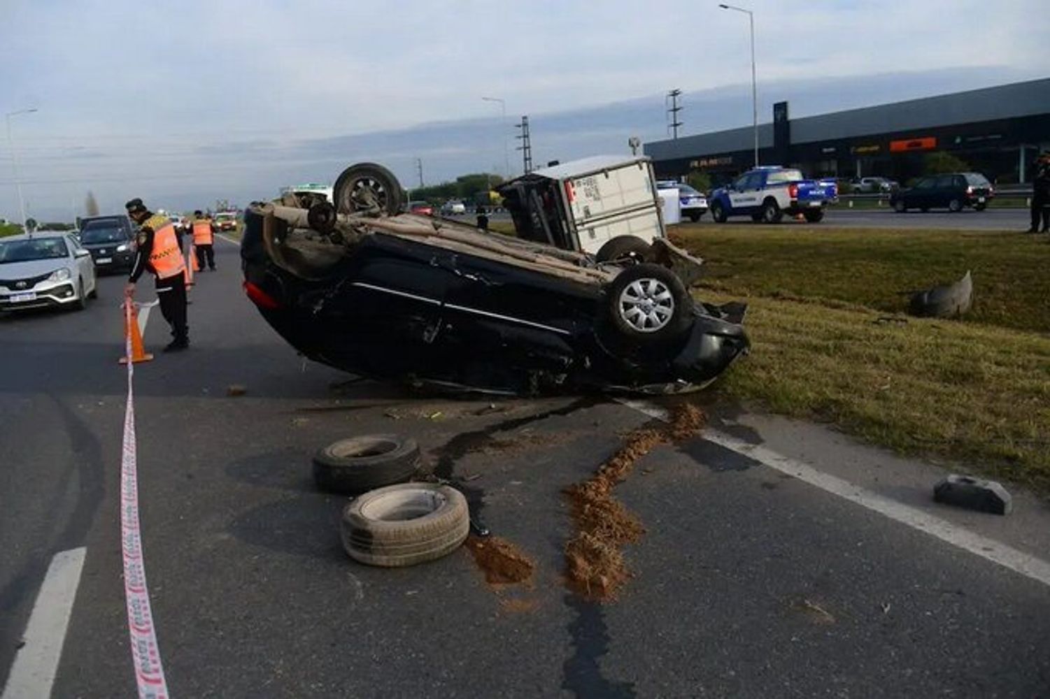 Siniestro vial fatal en avenida Circunvalación.