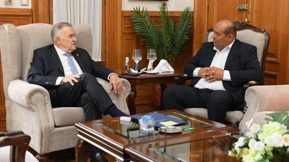 Jaldo recibió a Moreno para fortalecer la infraestructura del santuario de Trancas