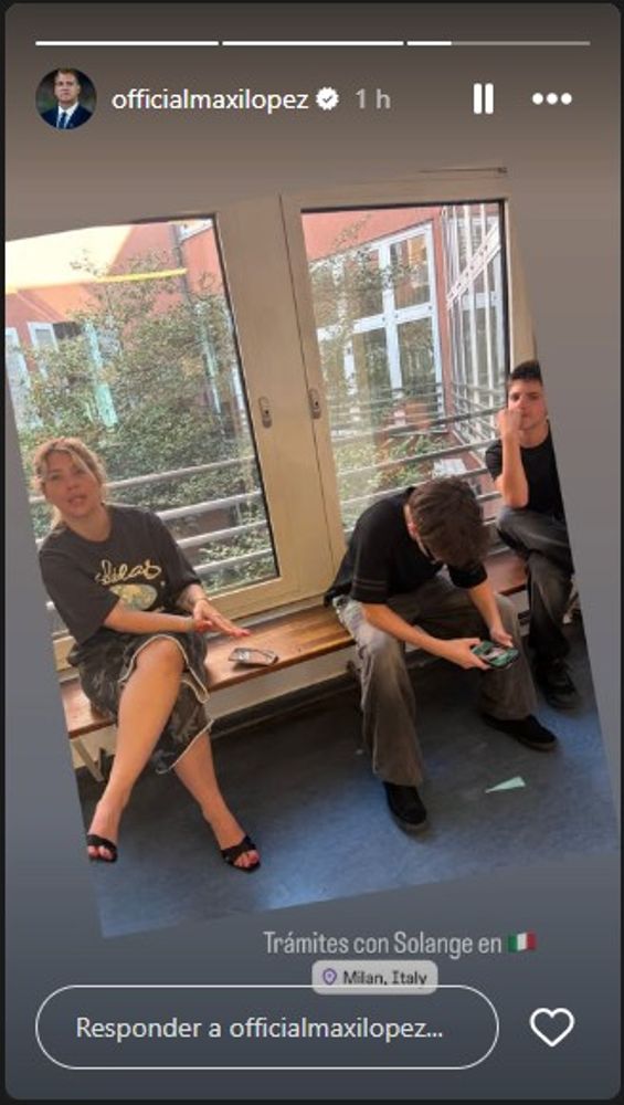 La foto que subió Maxi López de Wanda Nara 