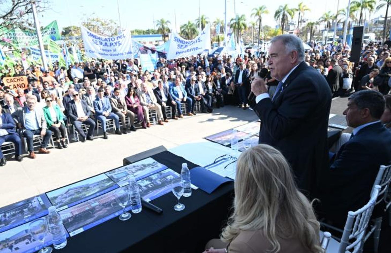 El proyecto se suma a la inauguración de un nuevo destacamento policial y a la construcción de un dispensario en el predio.