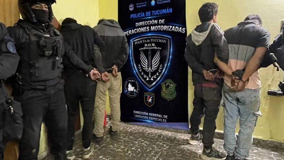 Cuatro aprehendidos en El Manantial por el violento asalto a un empleado policial