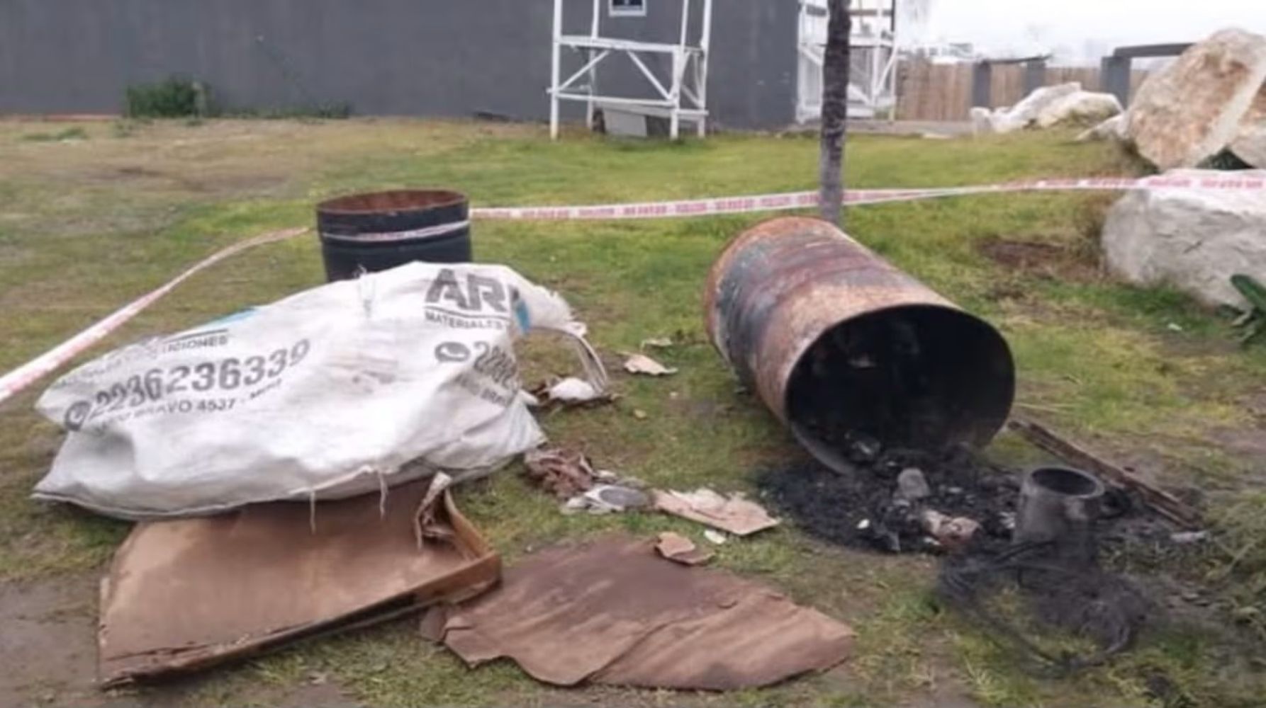 El lugar donde encontraron el cuerpo de la joven en Mar del Plata
