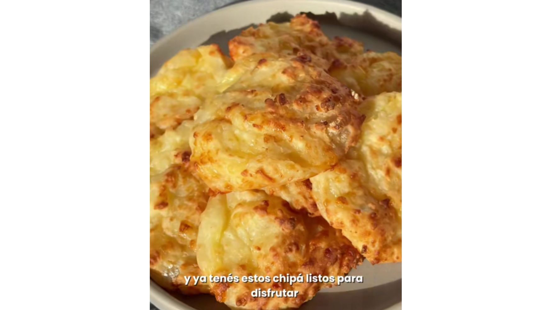 Chipá saludable casero.