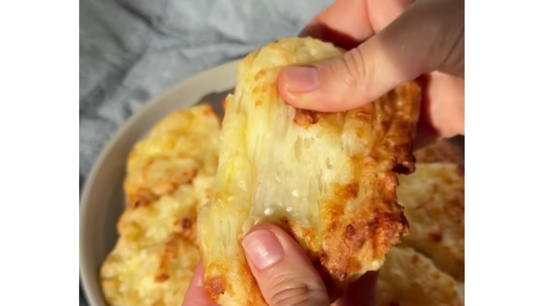 Así queda esta versión de chipá saludable.