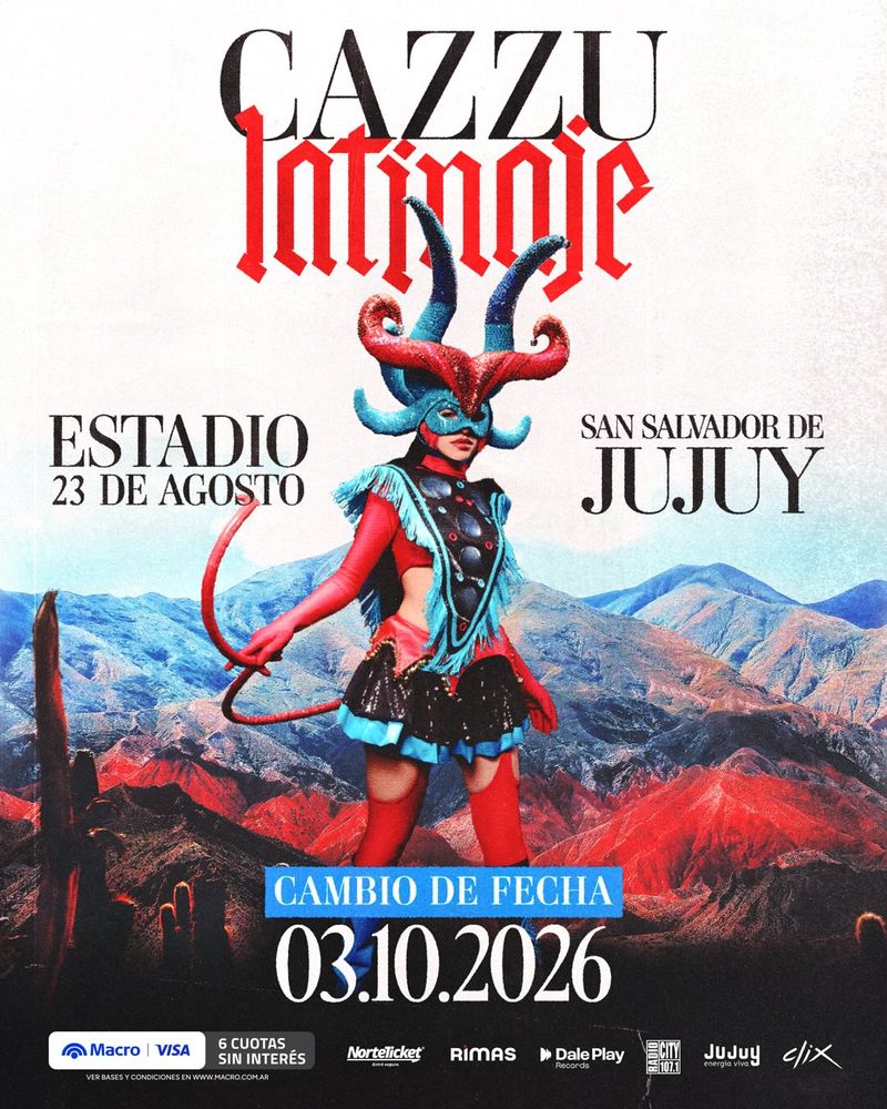 Cazzu va por su primer estadio y presenta Latinaje en Jujuy: el curioso pedido de "dress code" para sus fans