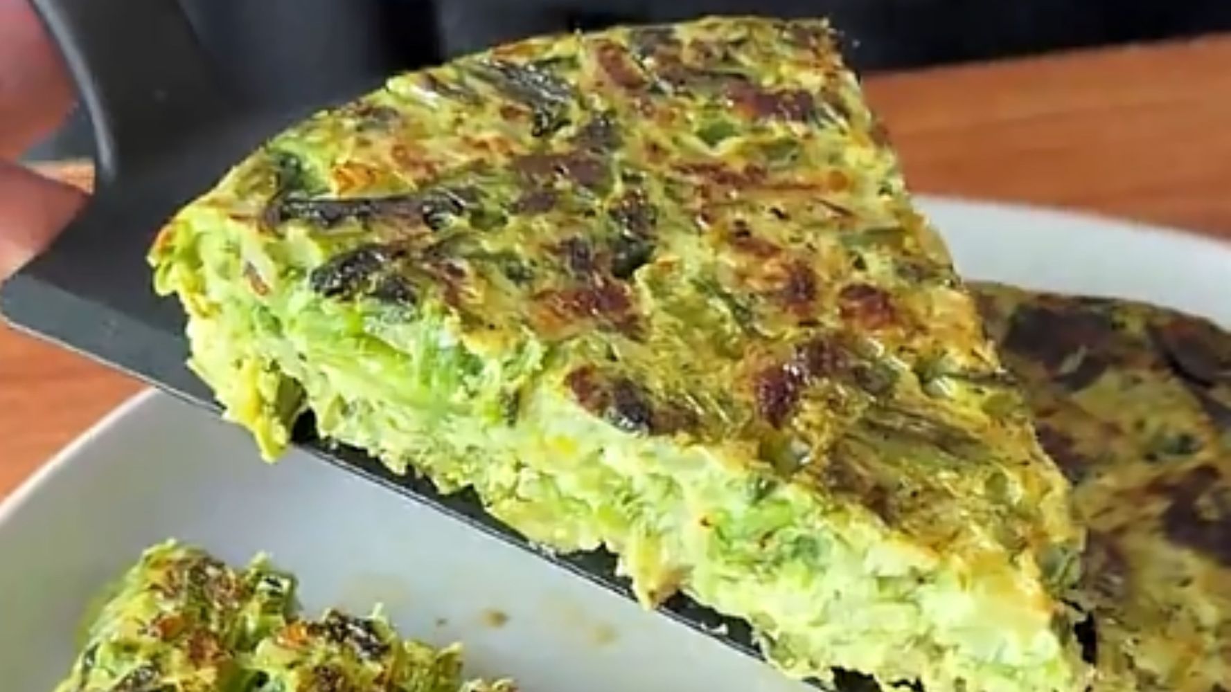 Así queda la tortilla.