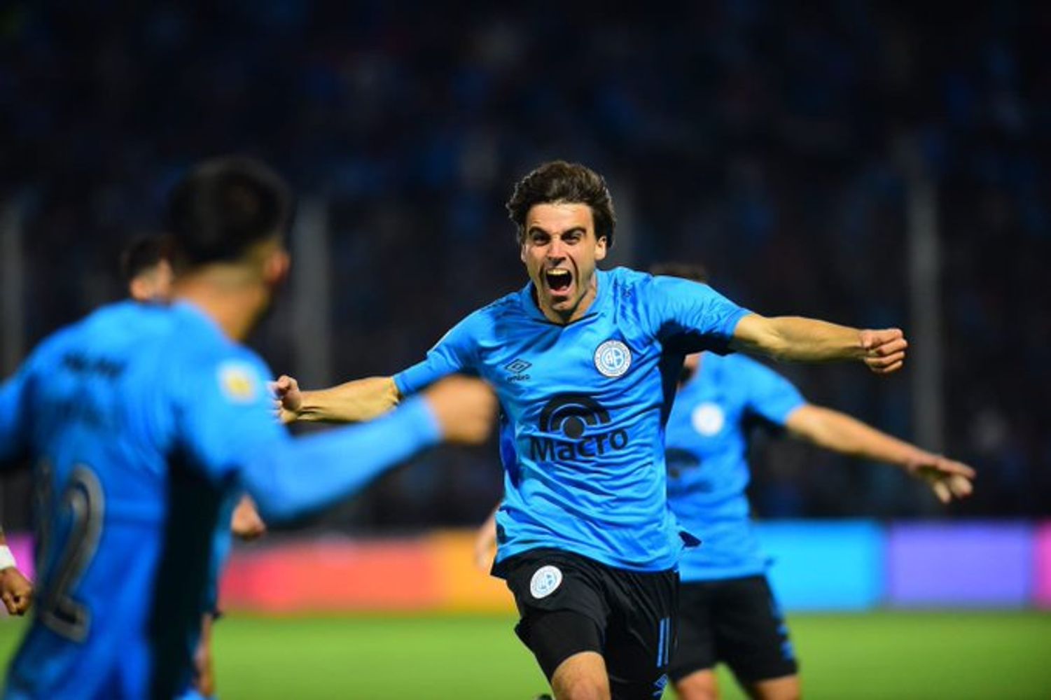 Francisco González Metilli grita su gol