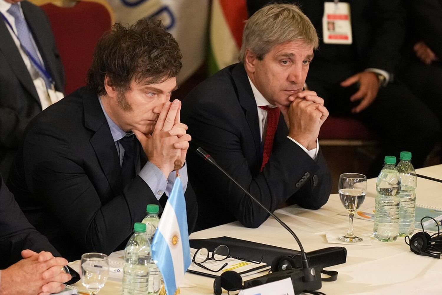 Javier Milei y Luis Caputo