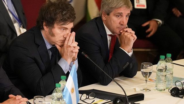 Javier Milei y Luis Caputo
