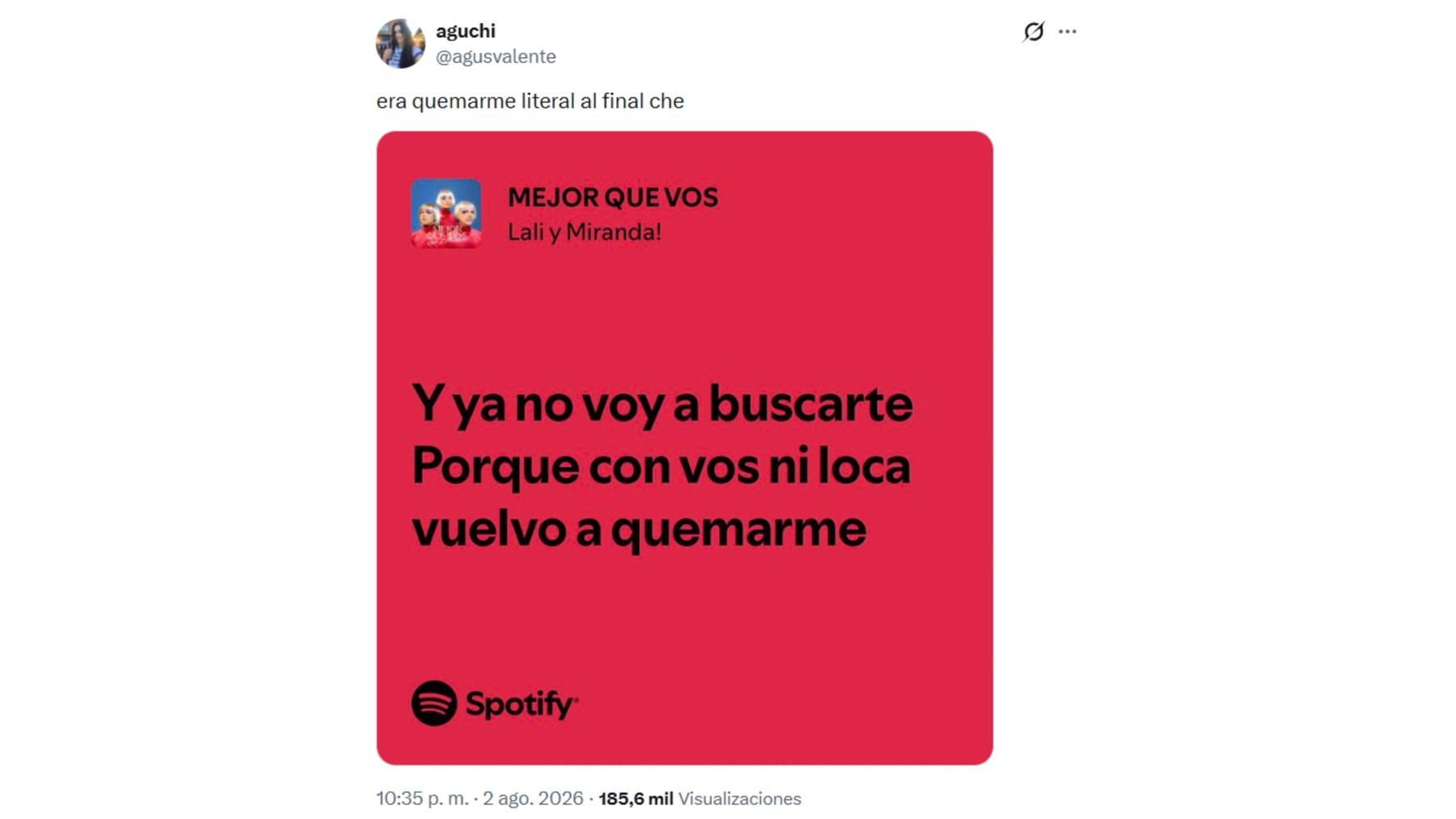 La estrofa que recobró sentido tras la confesión de Lali.
