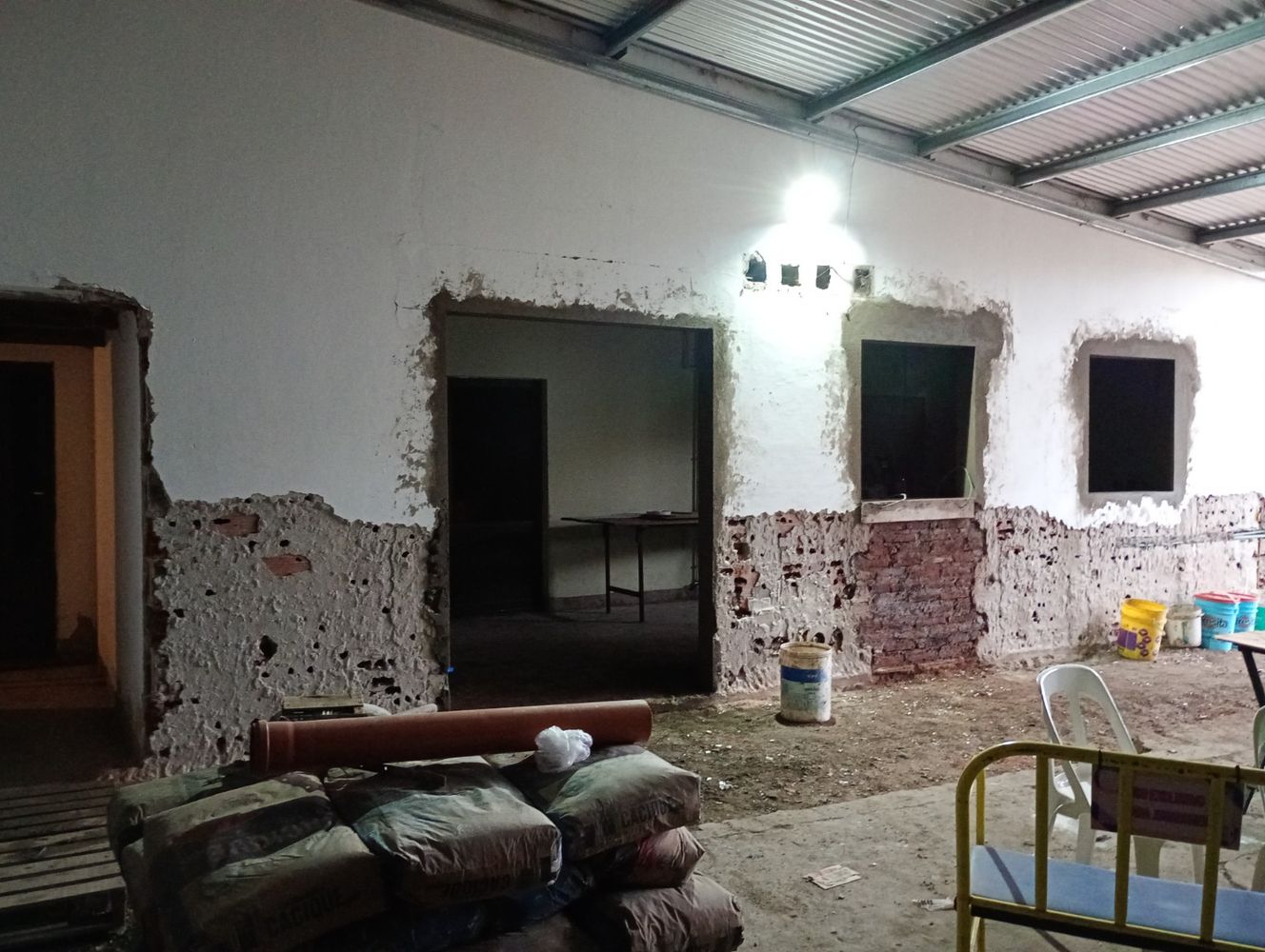 Remodelaciones en el Club Recreativo Echegoyen