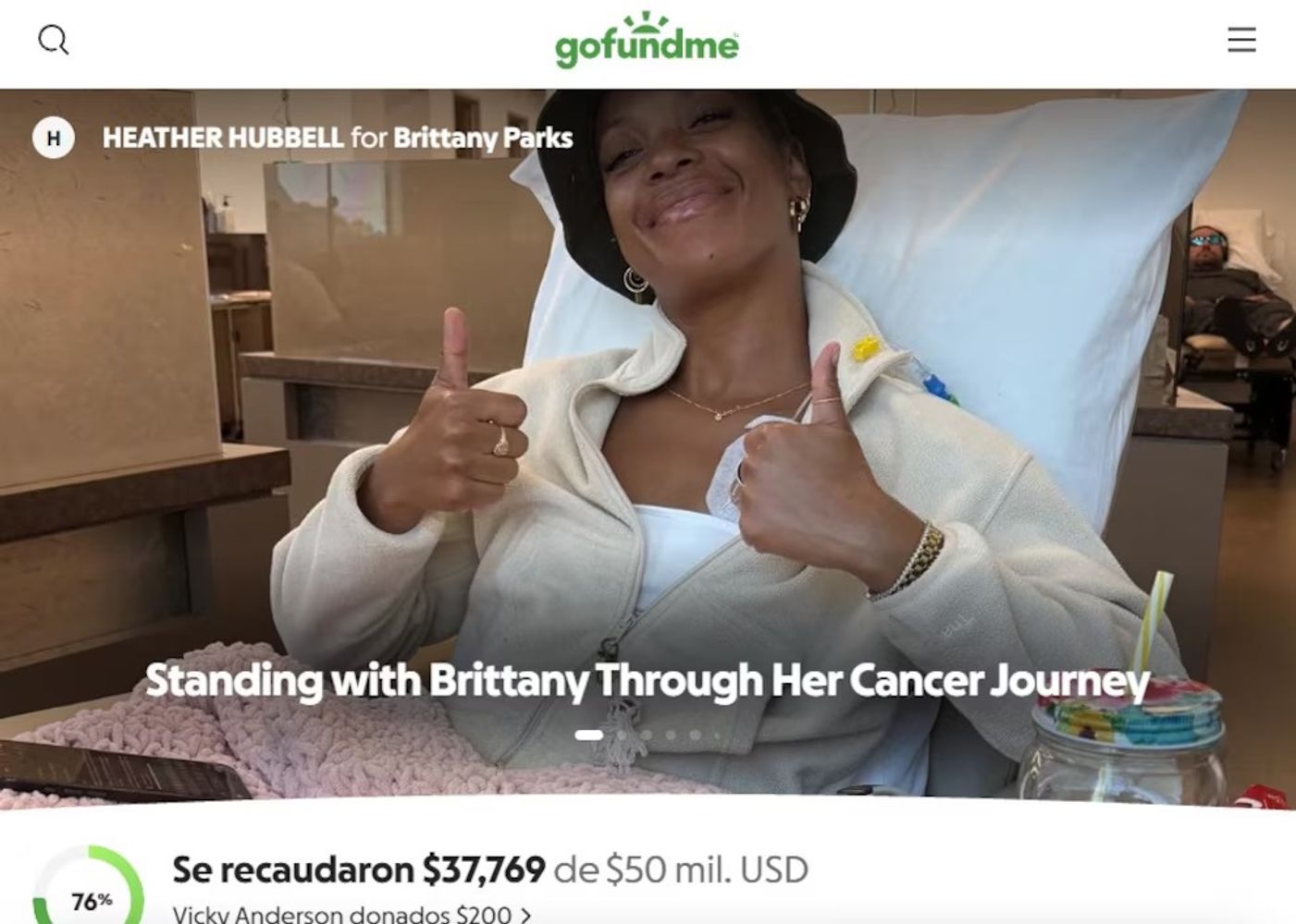 Recaudación de fondos para Brittany Parks.