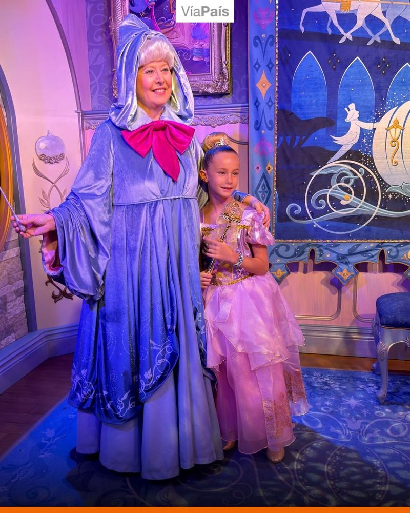 Matilda Salazar cumplió su sueño de ser princesa de Disney