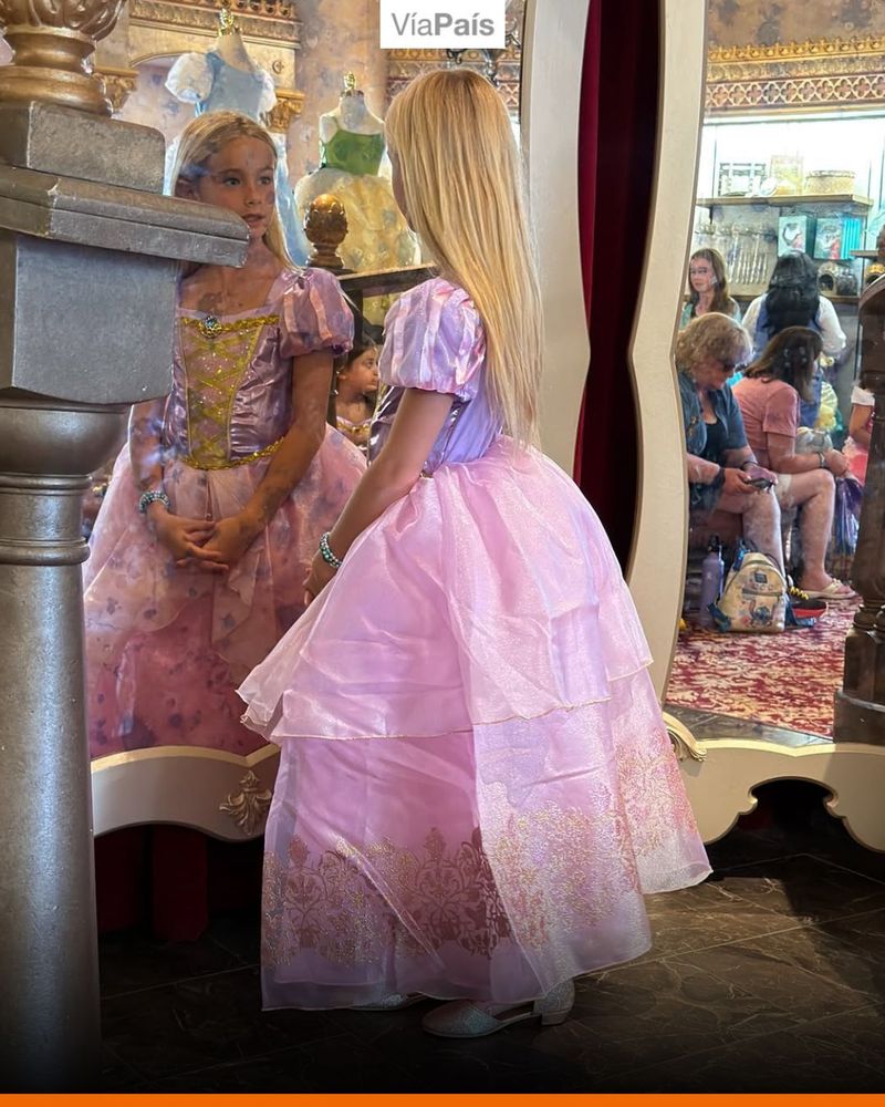 Matilda Salazar cumplió su sueño de ser princesa de Disney