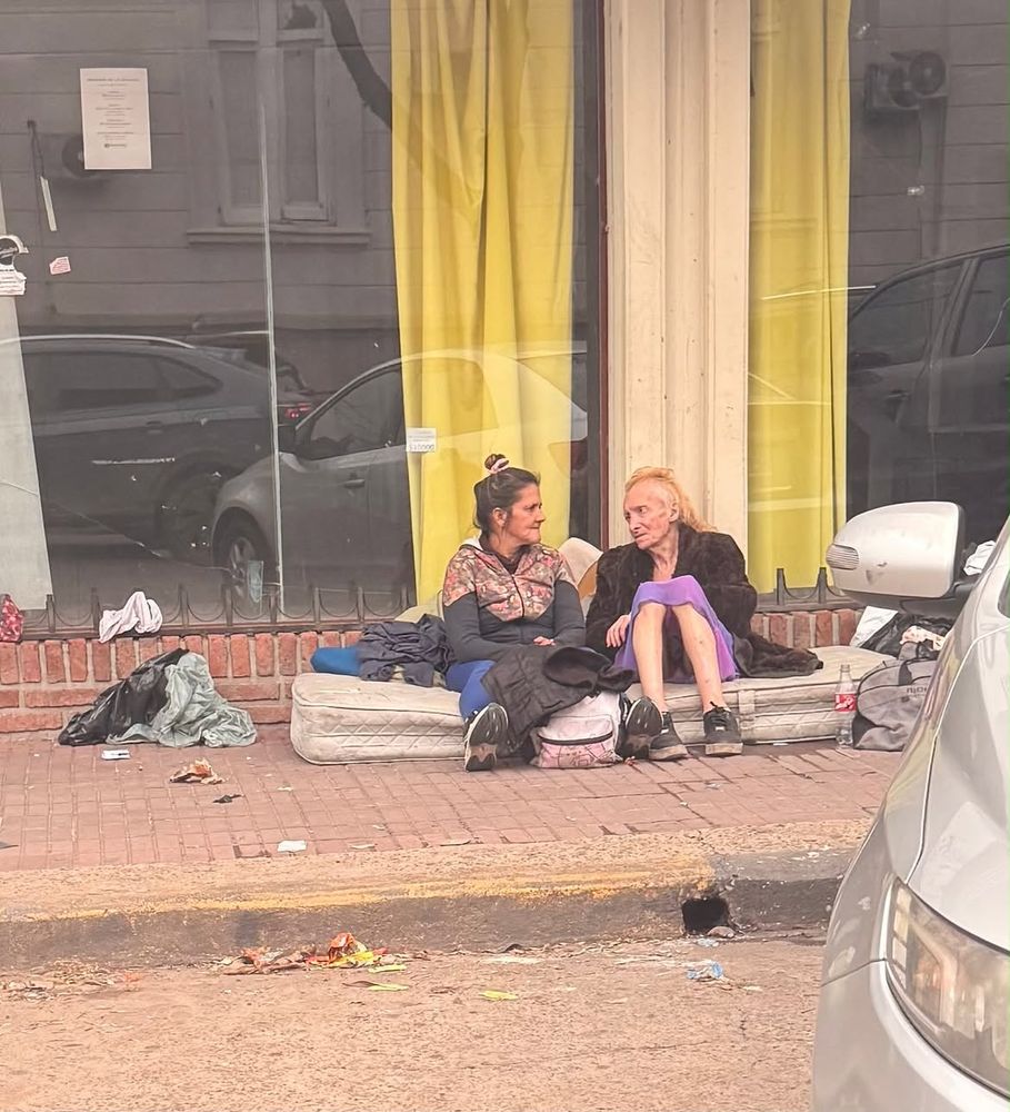 Zulma Lobato en situación de calle