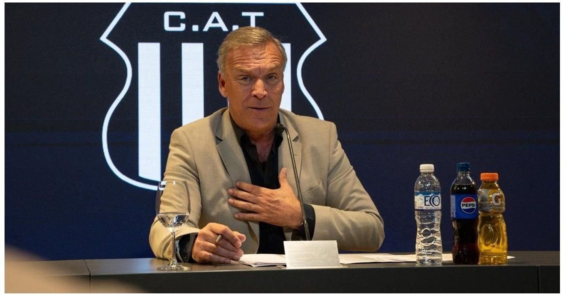 Andrés Fassi, presidente de Talleres.