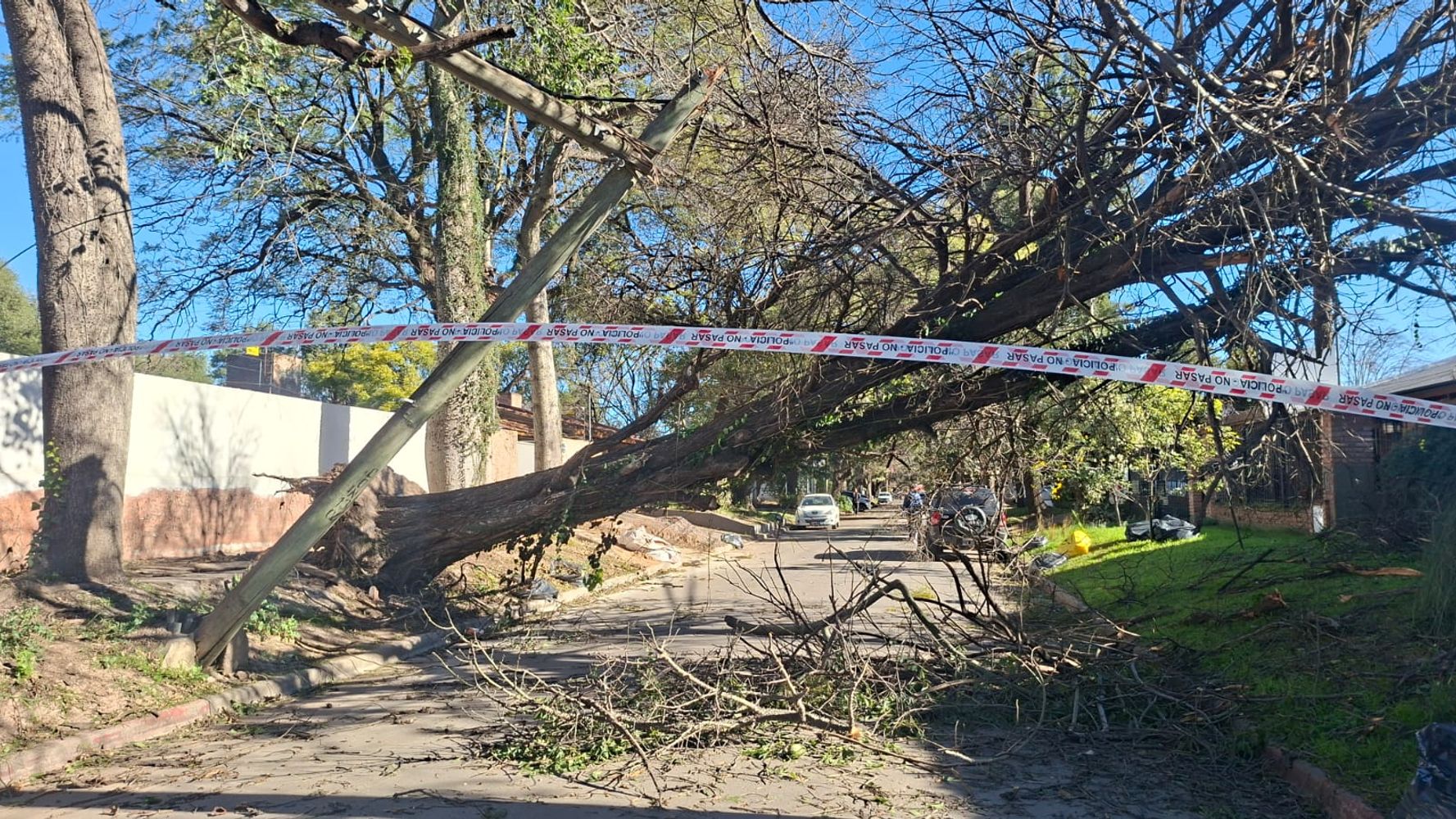 Fuertes vientos en Córdoba.