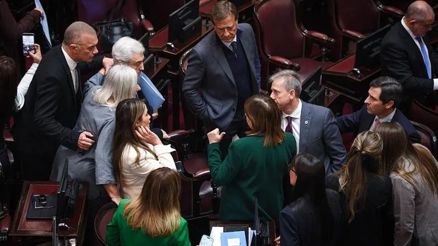 Sesión en el Senado