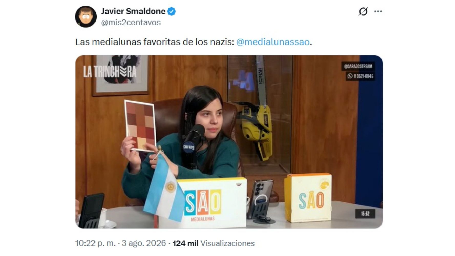 La polémica surgió en las redes tras la transmisión del programa.