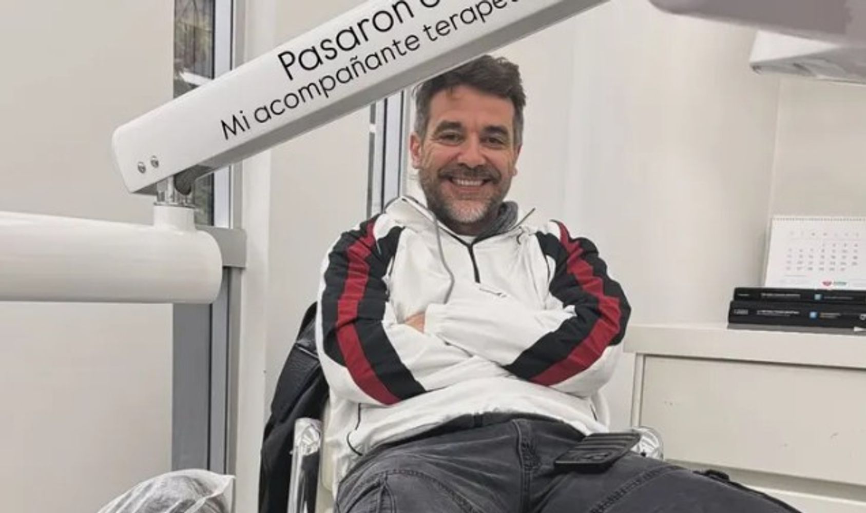 Pedro Alfonso y el gesto tierno con Paula Chaves.