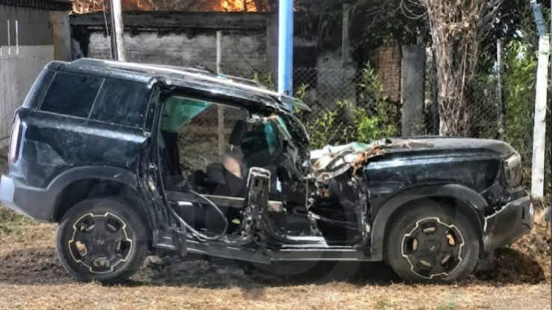 La pareja sufrió un accidente regresando de San Rafael.