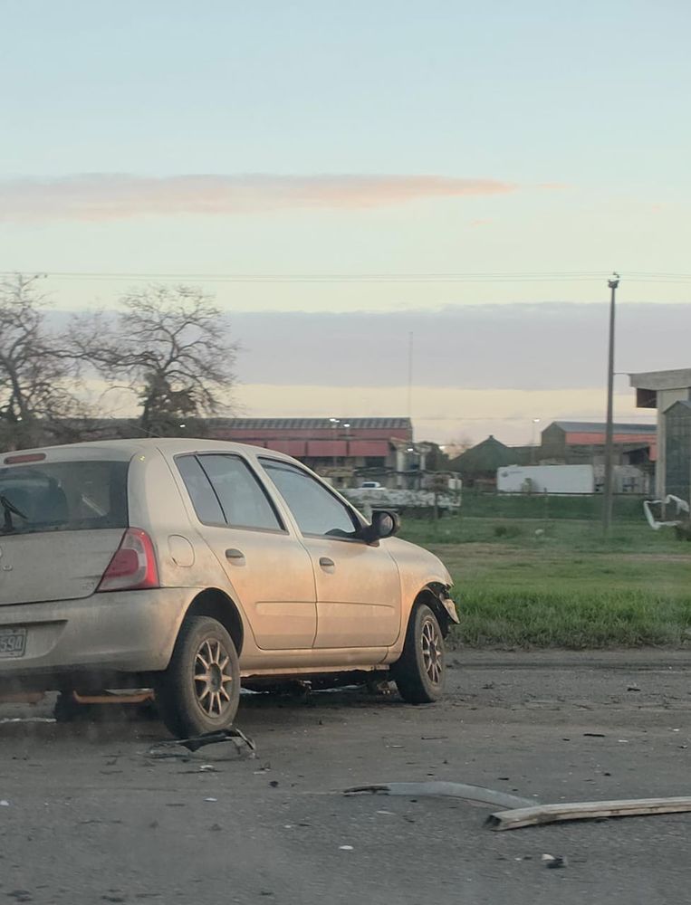 Las imágenes del choque frontal en Córdoba.