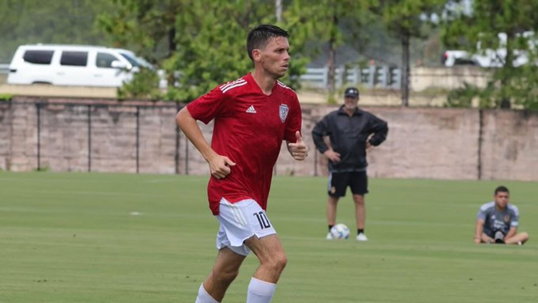 Matías Pourrain, futbolista argentino detenido en Miami.